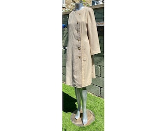 Vogue Paris Original Off Centre 70s Coat Dress