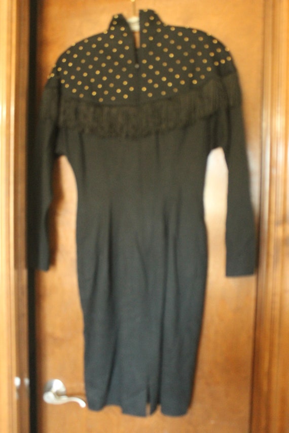 Lille Rubin Black Dress - image 4