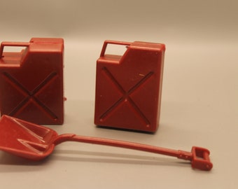 Mattel Gas Cans & Shovel