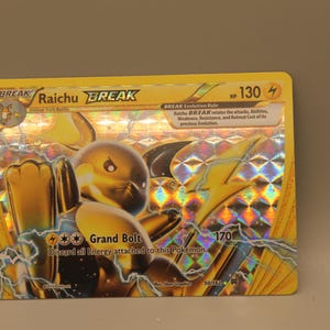 raichu break pokemon card Pokemon BREAKthrough Raichu #49