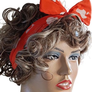 Bow Headband - Apple Hair Accessorry - Neon Yellow Headband - Orange White Headban - Woman Headband - Woman Hair Accessorry - Appla