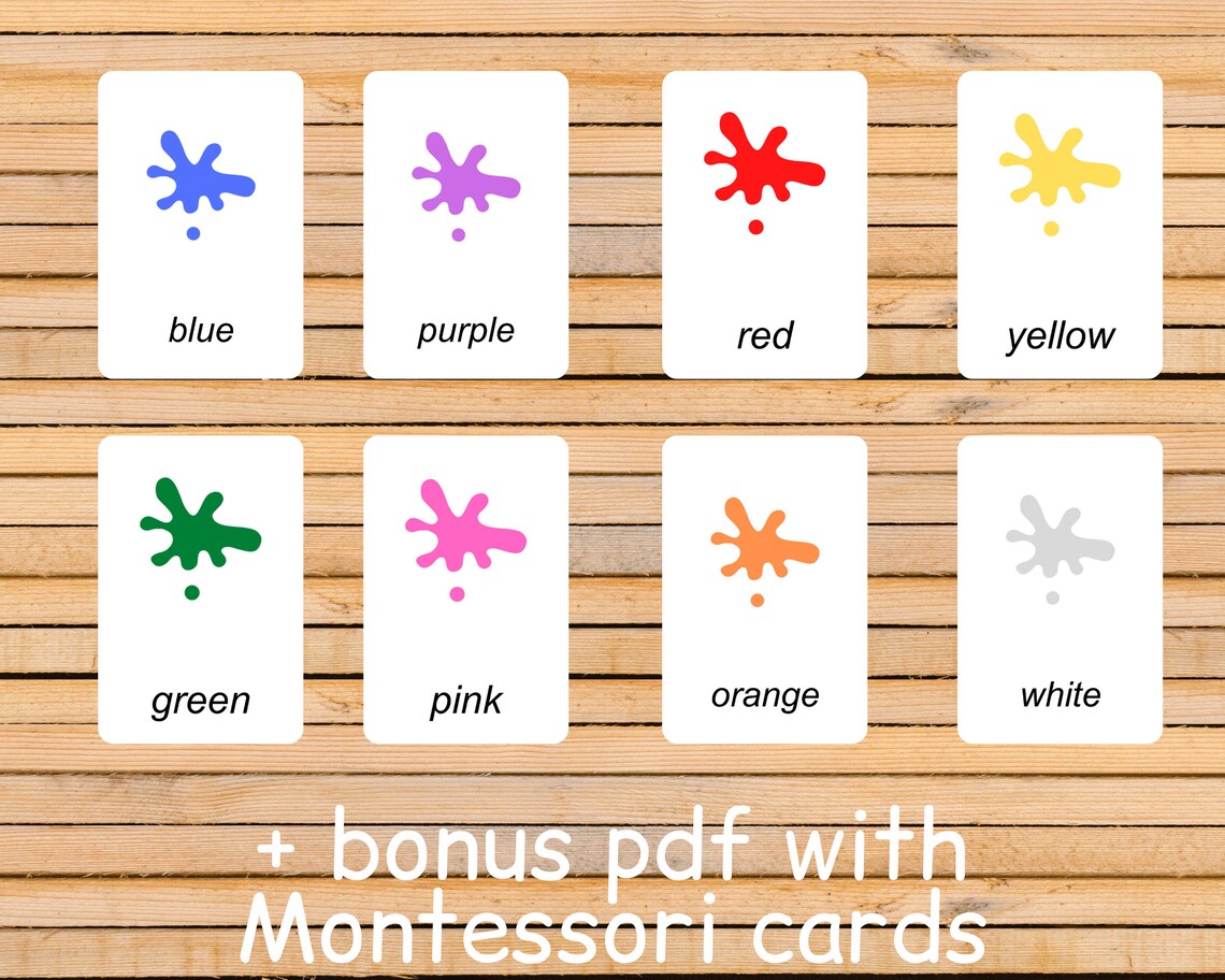 Memory Game Colors Kid Printable Activity digital | Etsy