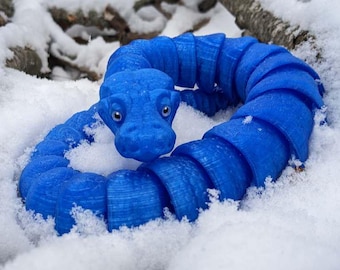 3D Printed Ball Python - Basic Colors