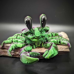 3D Printed Ghost Crab - Specialty Colors
