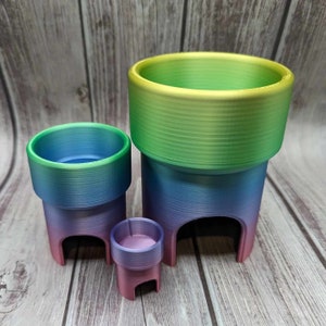 Pipe Hide W/ Top Water dish or Planter - Specialty Colors