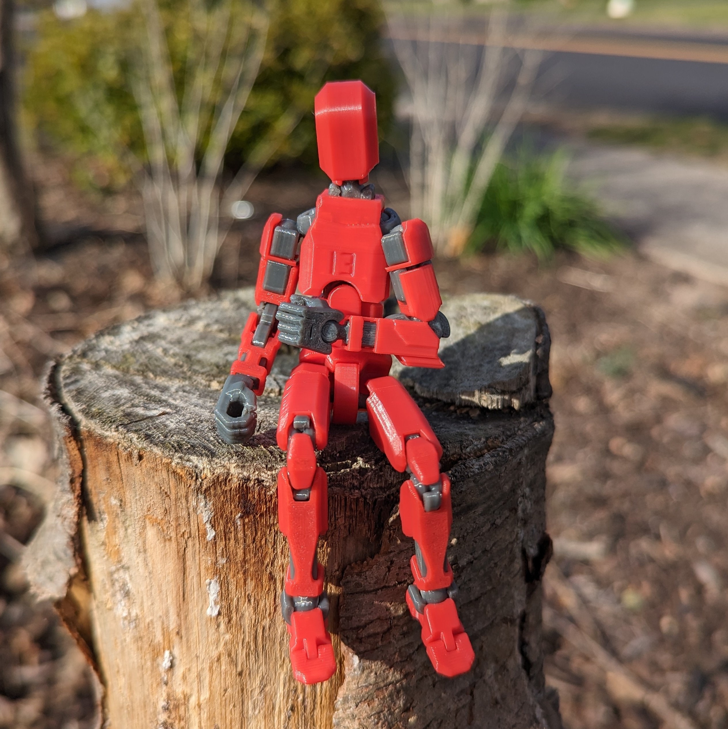 3D Printed Dummy 13 Action Figure 5.5in. Tall Assembled
