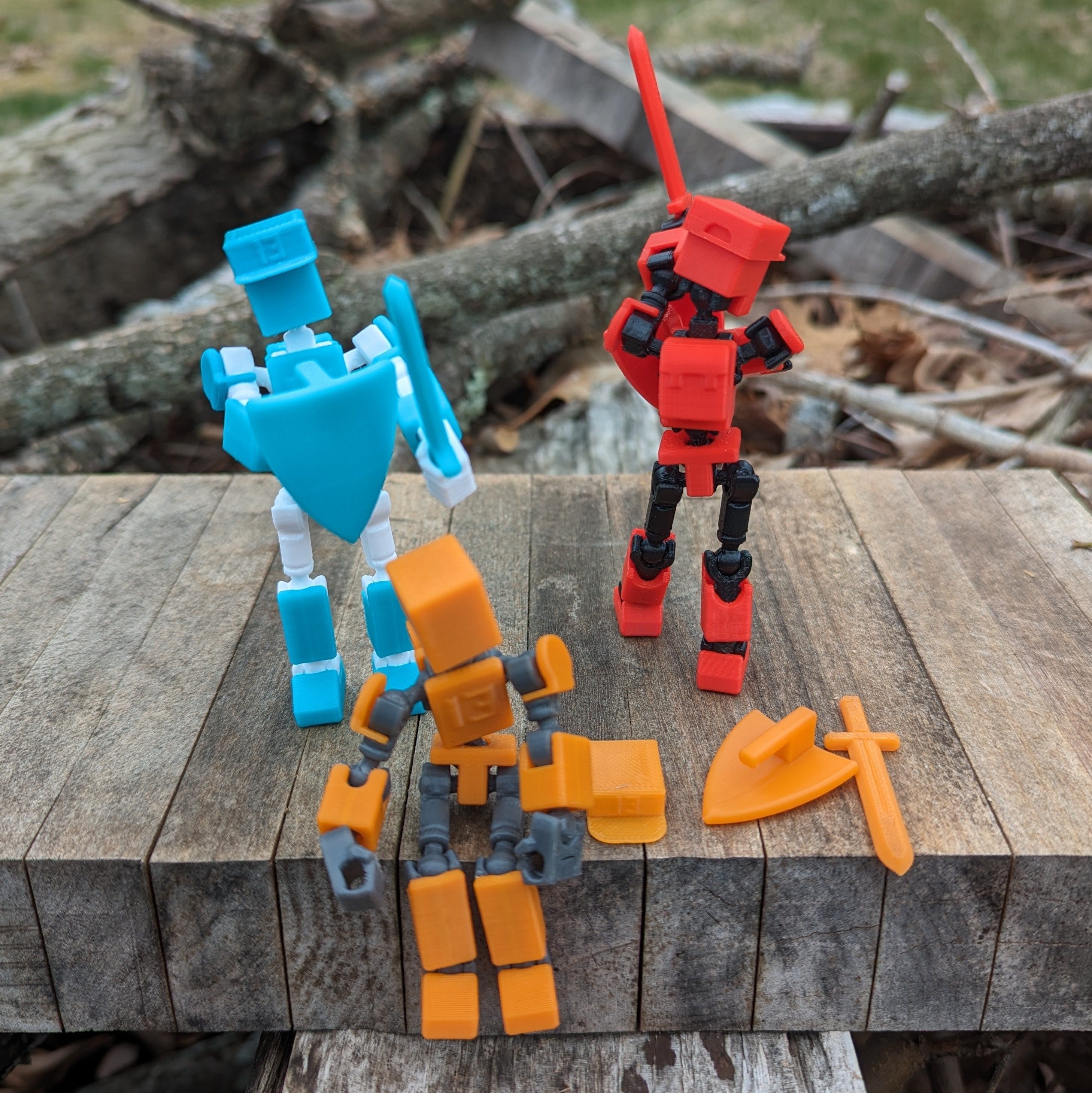 3D Printed Mini 13 Action Figure 3.75in. Tall - Assembled - Etsy