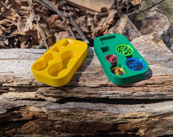 Mini Tin Insert for Tokens and ETB Dice for Tabletop Card Gaming