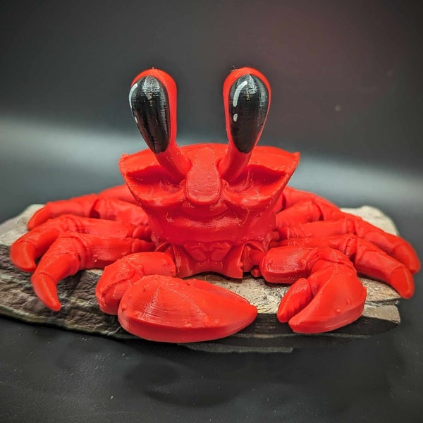 3D Printed Ghost Crab - Basic Colors