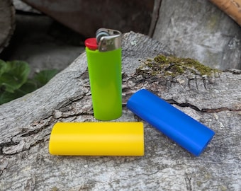 Basic colors - 3d Printed Smooth Lighter Sleeve for Crafting - Lighter not Included