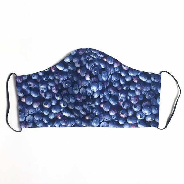 FACE MASK ~ Dust Mask ~ Reusable Washable ~ Double Layer of Cotton Fabric with Pocket for Disposable Filter