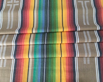 Classic Beach Sand Serape Inspired Cotton Stripe with Dobby