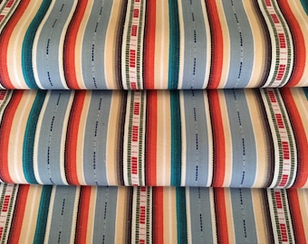 Chambray Blue in Beach Inspired Cotton Dobby Stripe