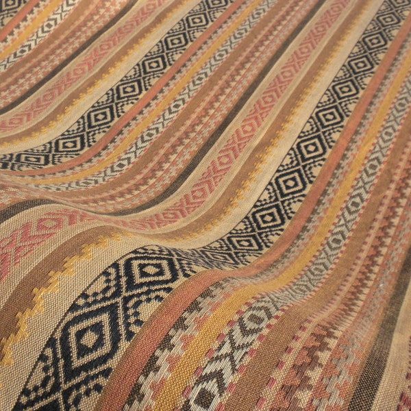 Woven Tapestry Stripe Fabric
