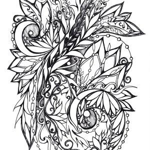 Printable Coloring Page | Abstract
