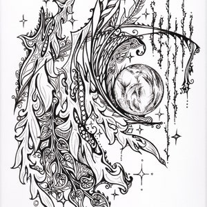 Printable Coloring Page | Abstract