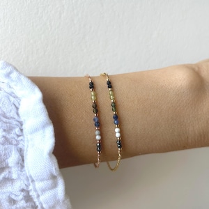 Weight loss aid bracelet. Slimming aid bracelet. Gemstone crystal healing bracelet. Gold filled/sterling silver