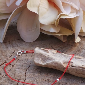 Red string bracelet. Red string of fate bracelet. Kabbalah | Etsy