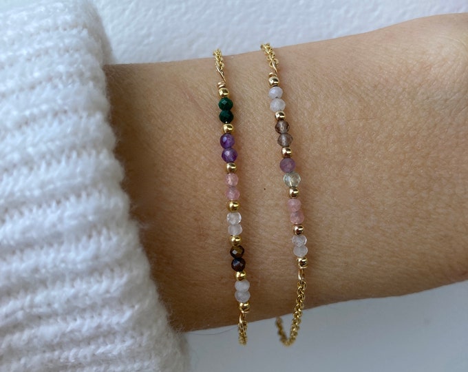 Cancer support bracelet. Gemstone cancer support bracelet. Crystal healing bracelet. Chemo support bracelet.