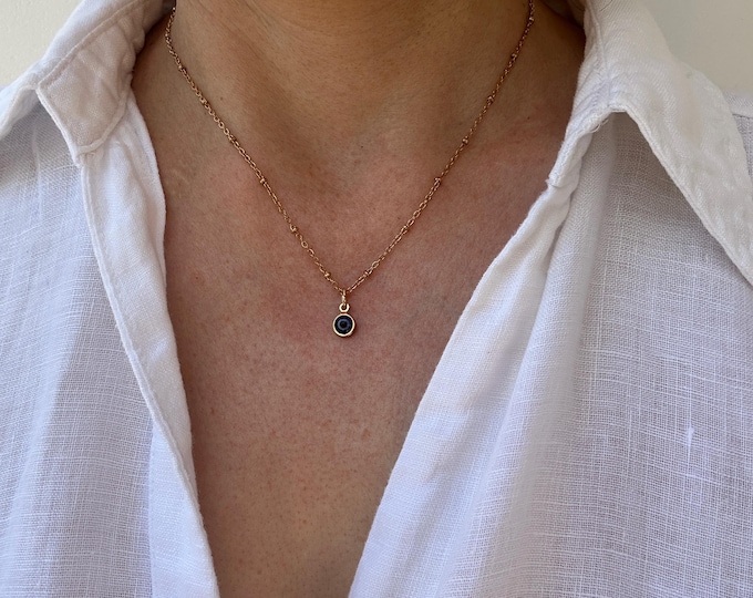 Evil Eye Necklace, Stainless Steel Satellite Chain, Protection Jewelry