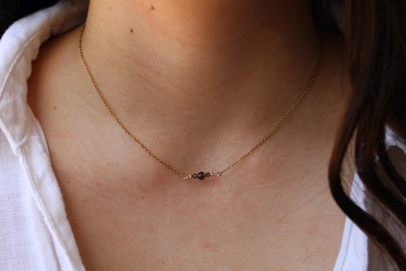 Gemstone choker. Aquamarine, carnelian,  moonstone, citrine, garnet, sunstone , smoky quartz, pearl, opal. Gold, rose gold, silver chain