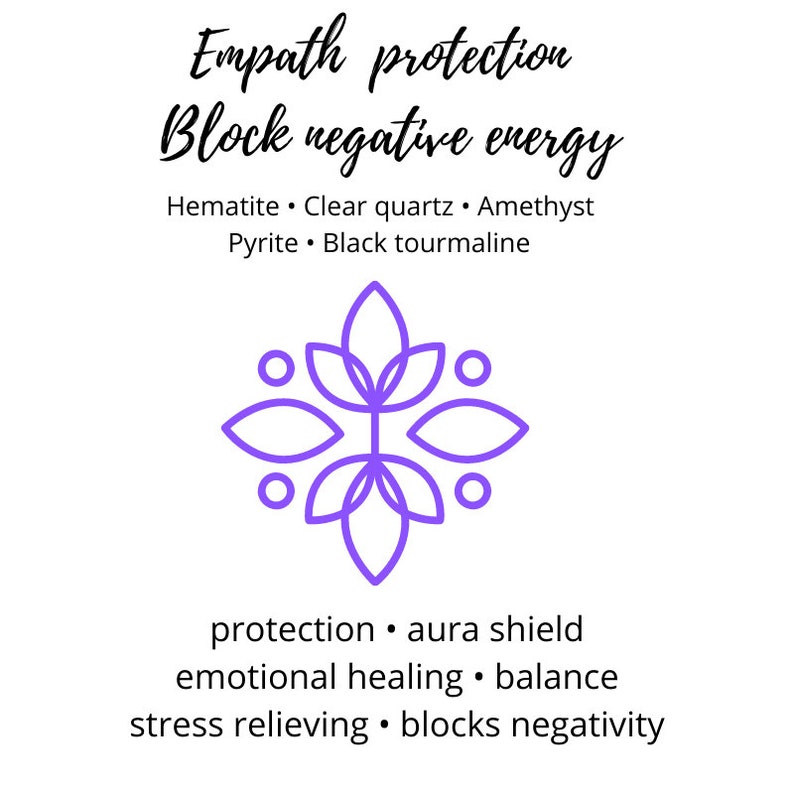 Empath Protection Necklace. Block Negative Energy/ Etsy