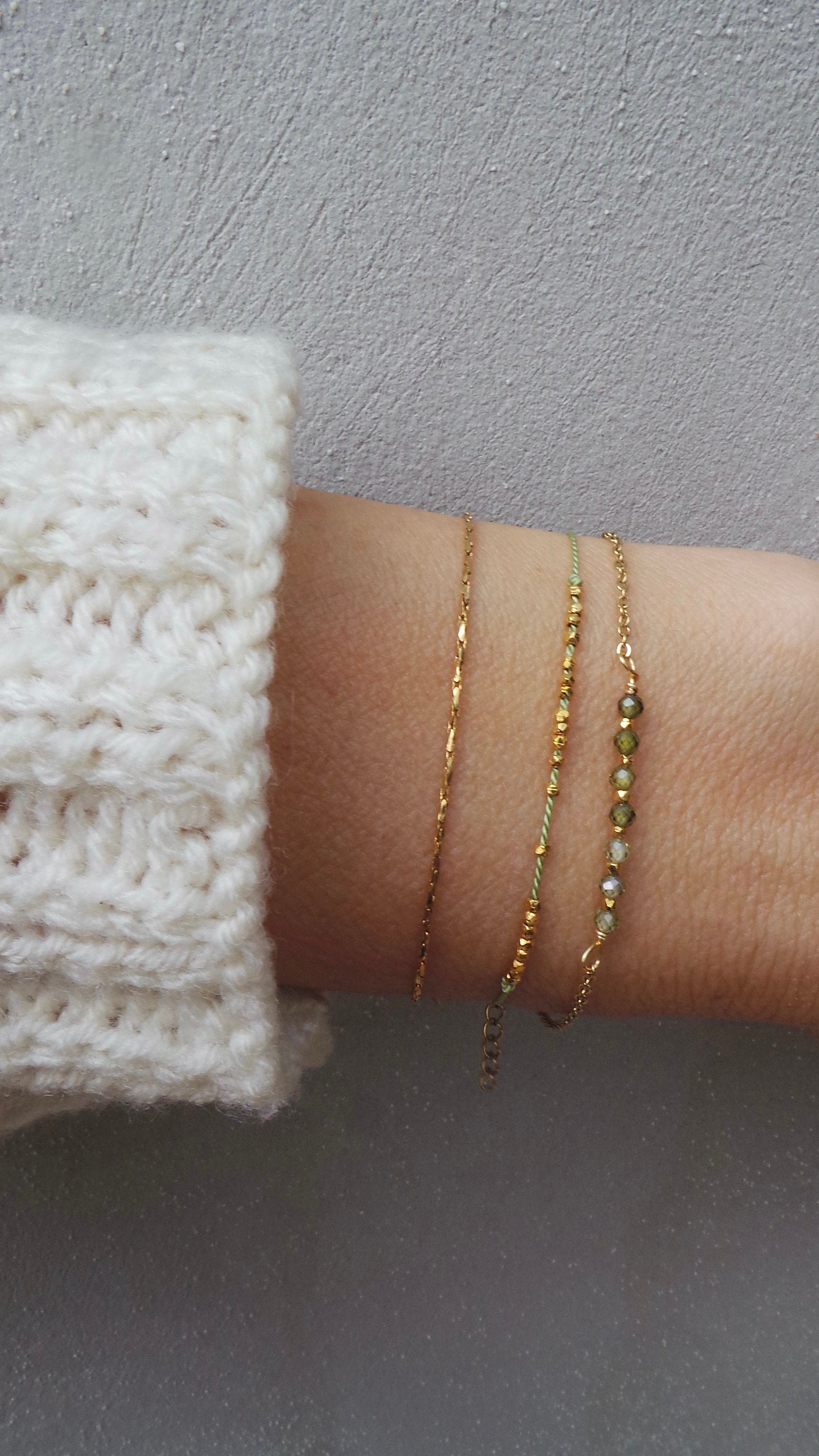 Minimalist bracelet. Dainty beaded bracelet. Jade bracelet. | Etsy
