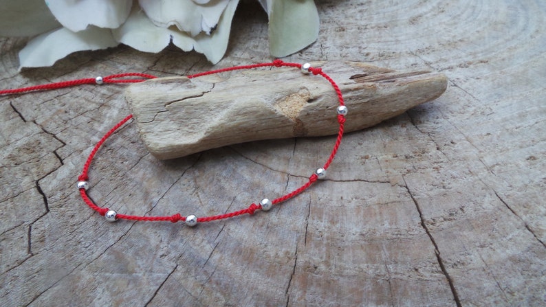 Red String Bracelet. Red String of Fate Bracelet. Red String - Etsy UK