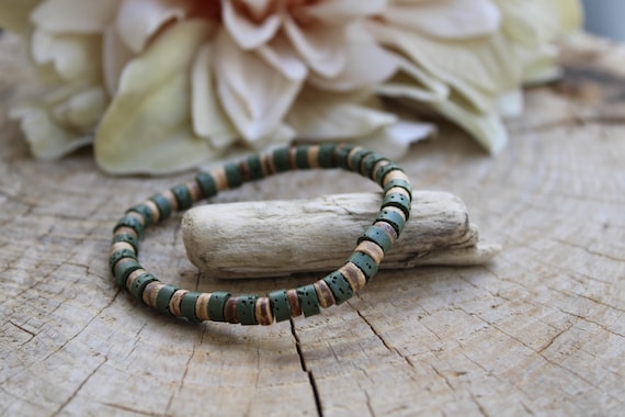 Mens lava rock bracelet. Beaded lava rock bracelet. Bracelet for grounding and protection.  6mm beads