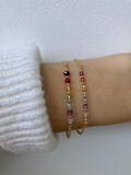 7 chakra bracelet. Real stone 7 chakra. Dainty chakra bracelet . Crystal healing bracelet. Gold filled/rose gold, sterling silver product logo