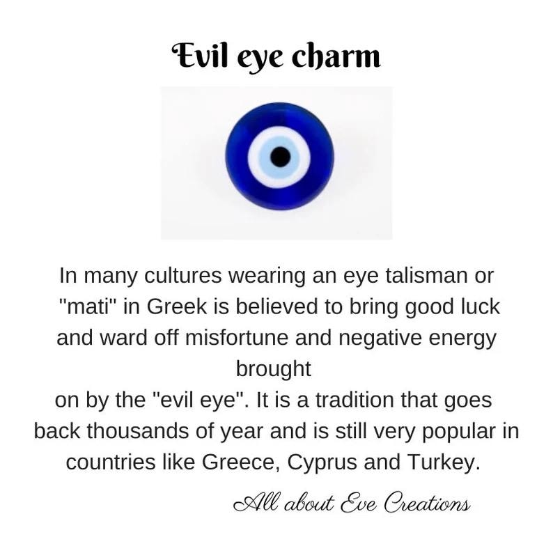 Red String Evil Eye Protection Bracelet, Gold Filled Charm, Adjustable Cord Jewelry image 5