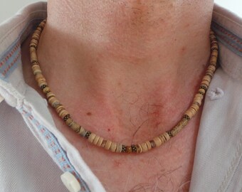 Mens Beaded Necklace. Mens Necklace 