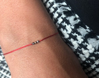 Red string bracelet, Red string of fate, Good luck bracelet, Wish string,
