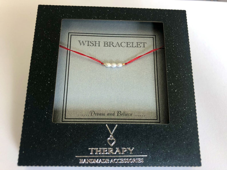 Delicate Red string bracelet minimalistic wish bracelet Etsy