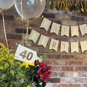 Gepersonaliseerde vlagdecoratie - naam of woord vilten vlag aangepaste kleur - Wild Read Play Love speerpuntvlag - Kinderkamer Kinderkamer afbeelding 5