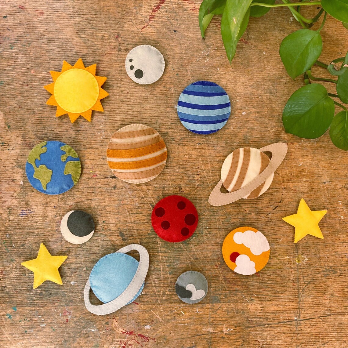 Felt Hanging Decoration Felt Shelf Sitter Etsy