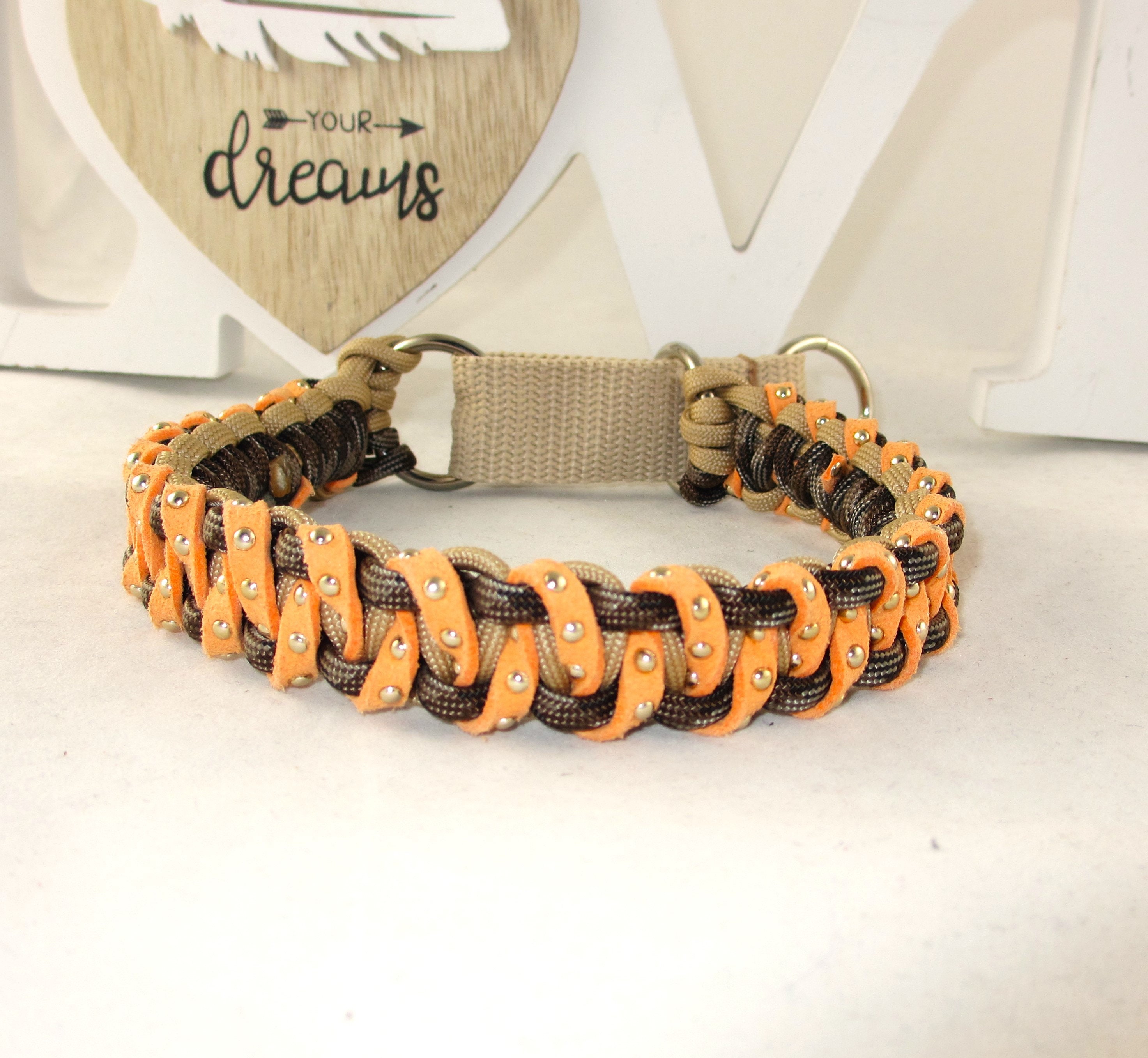 Zugstopp halsband paracord - Etsy.de