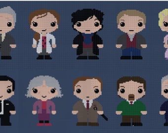 Sherlock Cross stitch pattern
