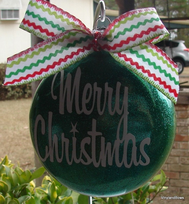 Merry Christmas Embossed Framed Ornament main image 0