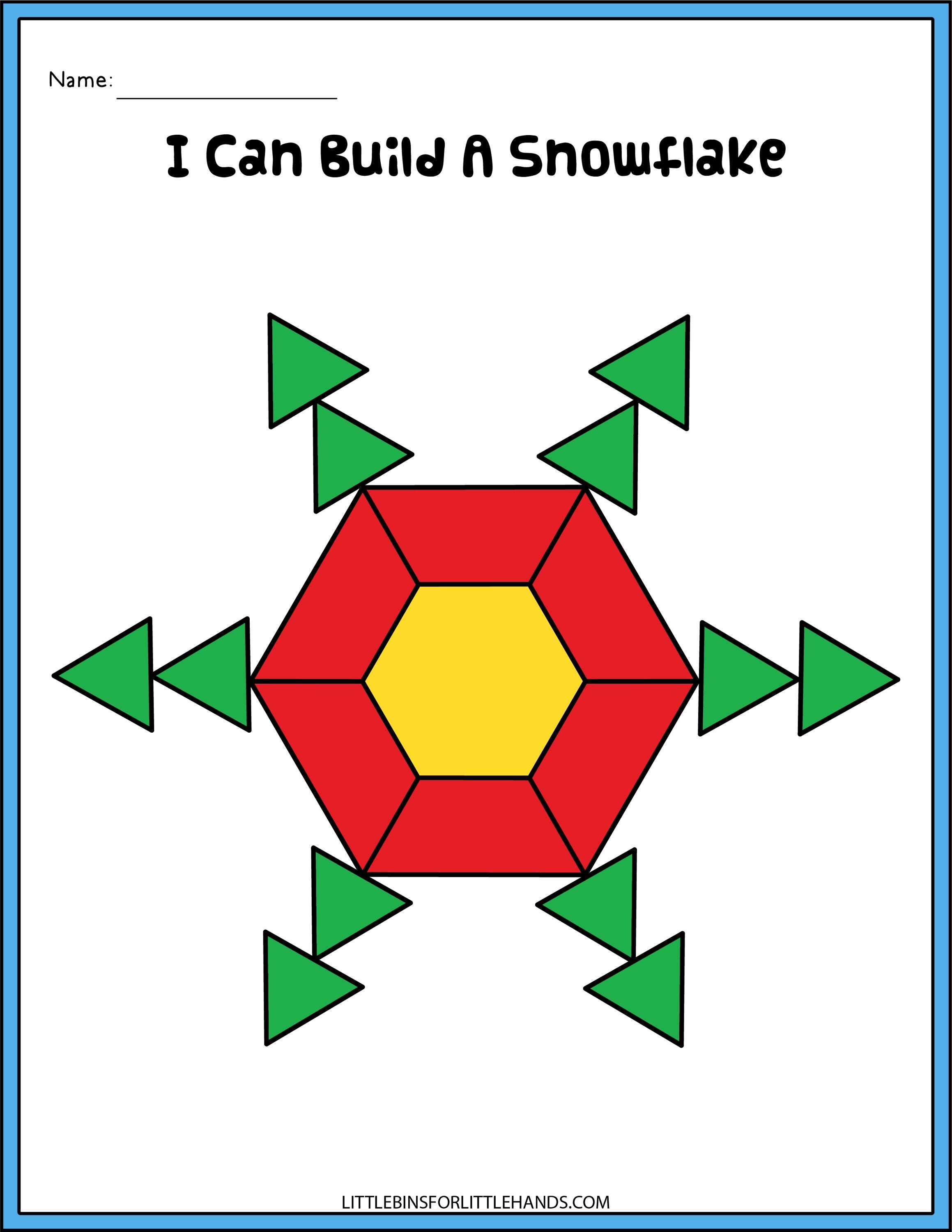 Snowflake Activity Pack - Etsy
