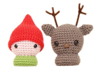 Little Elf and Reindeer Amigurumi Patterns