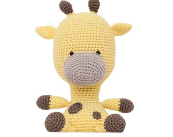 Fat Face Giraffe Amigurumi Pattern