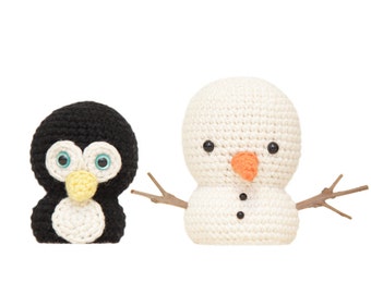 Mr Penguin and Snowman Amigurumi Patterns