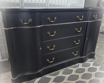 Antique Wood Buffet