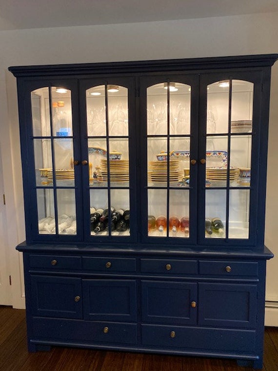 Coastal china cabinet discount