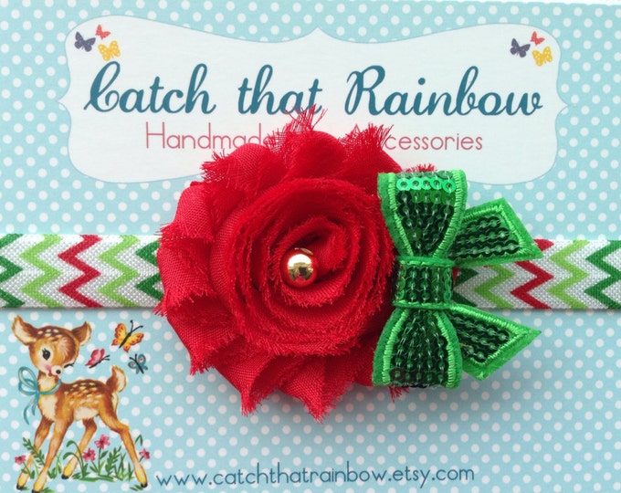 Christmas Baby Headband Christmas Headband Baby Girl Etsy