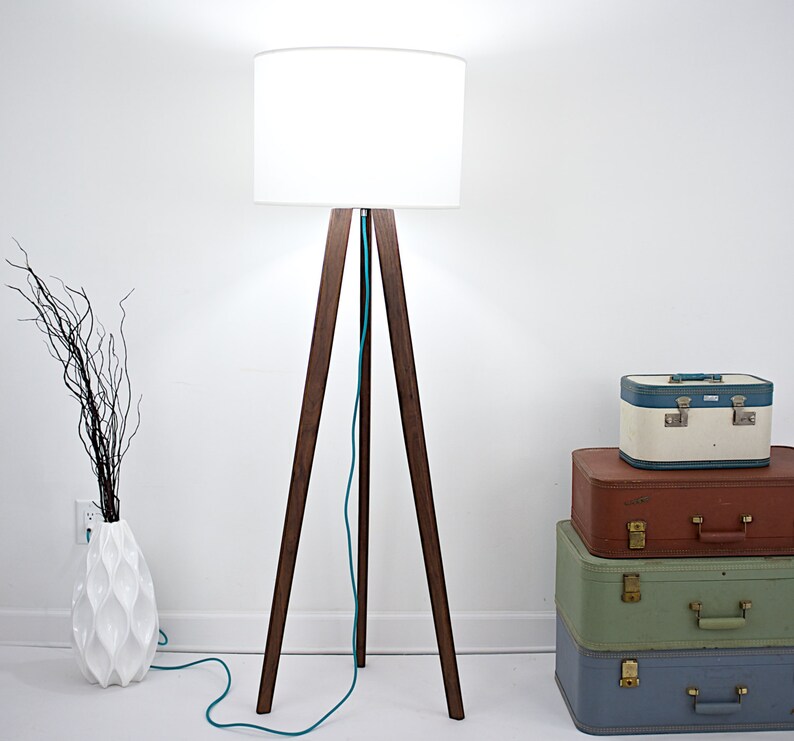Modern Floor Lamp Tripod Image 0