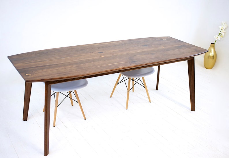 Midcentury Modern Dining Table Handmade in Ohio With Solid Etsy