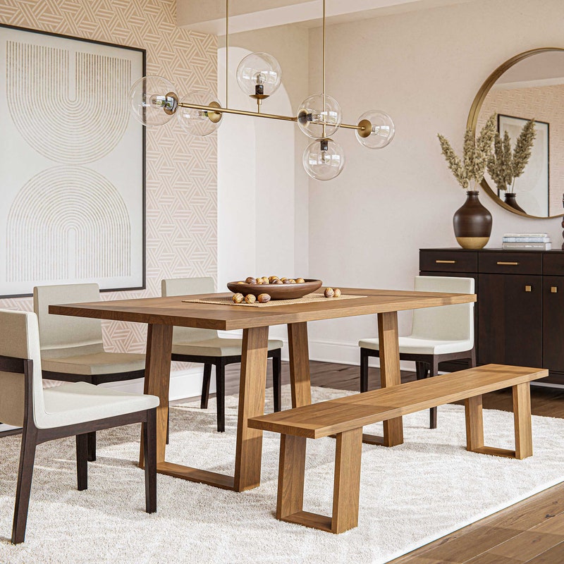 Oak Dining Table Etsy
