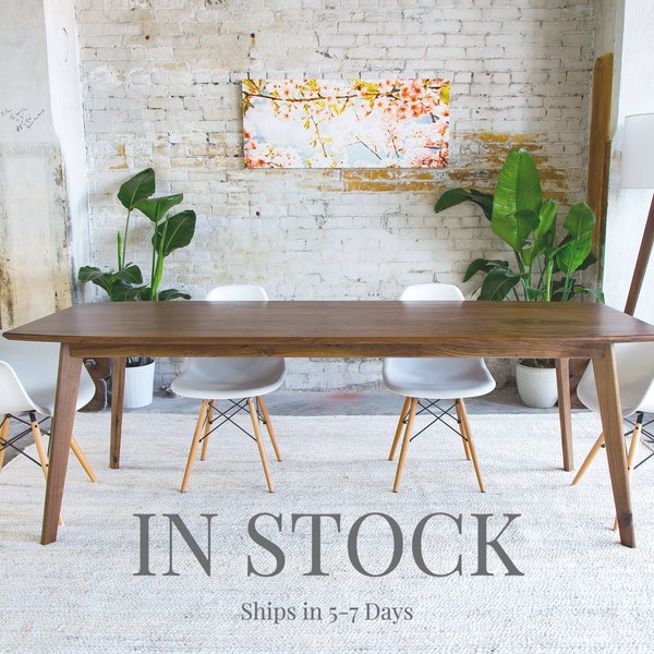 Mid century Modern Dining Table- IN STOCK " The Santa Monica"